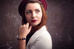 Portrait mit Hut